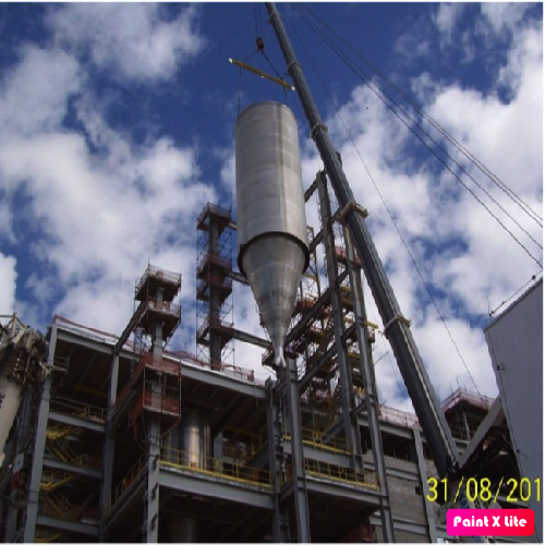 Silo Verticalizado com Guindaste